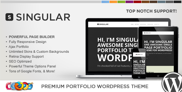 WP Singular Preview Wordpress Theme - Rating, Reviews, Preview, Demo & Download