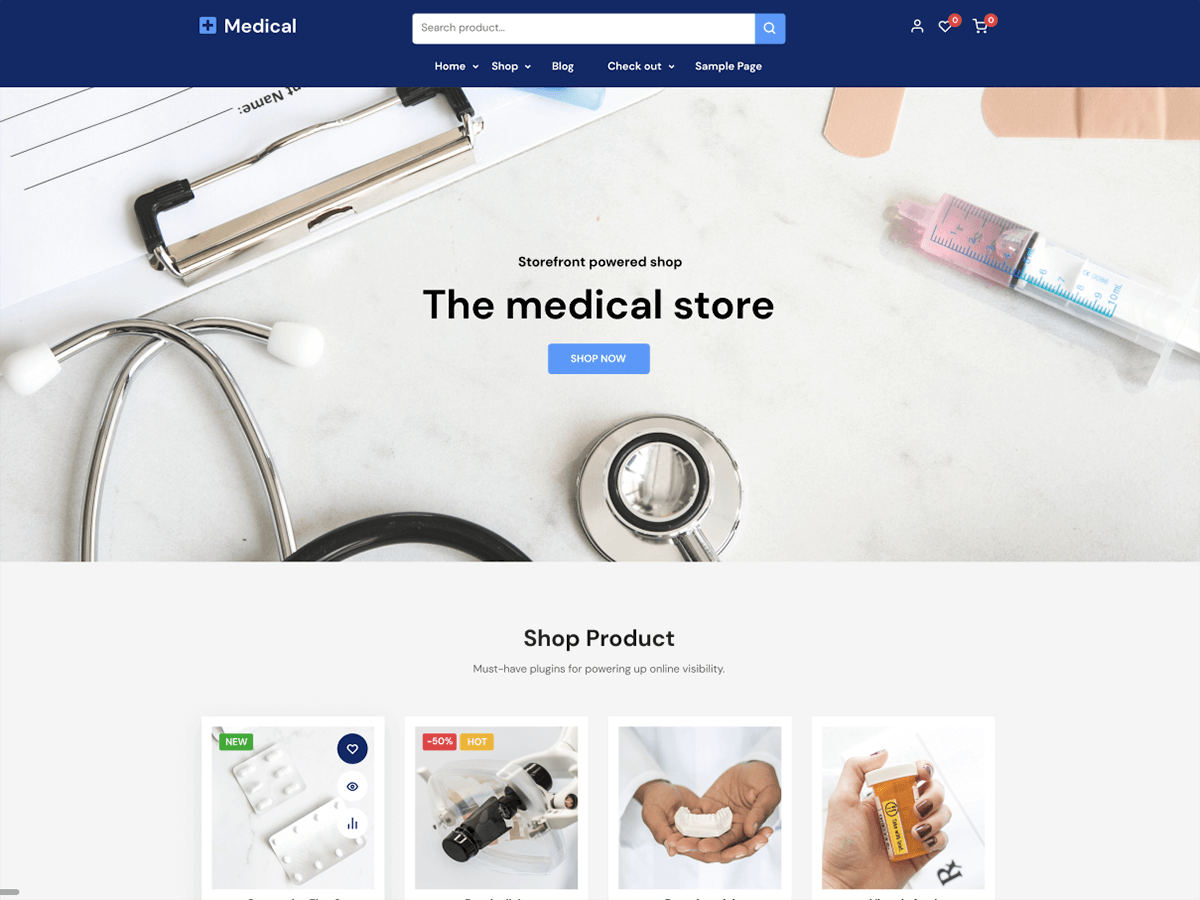 WPCmedical Preview Wordpress Theme - Rating, Reviews, Preview, Demo & Download