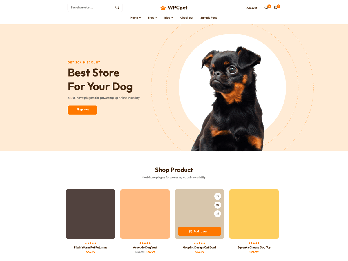 WPCpet Preview Wordpress Theme - Rating, Reviews, Preview, Demo & Download