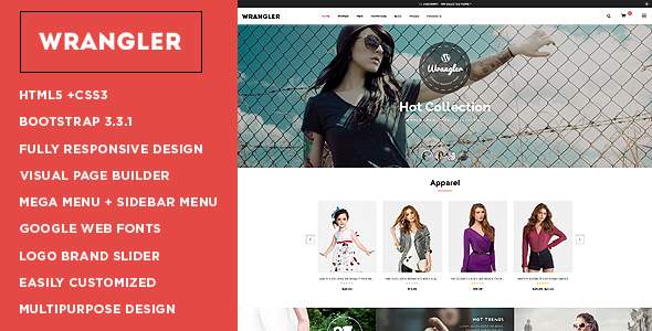 Wrangler Preview Wordpress Theme - Rating, Reviews, Preview, Demo & Download