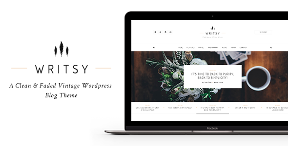 Writsy Preview Wordpress Theme - Rating, Reviews, Preview, Demo & Download