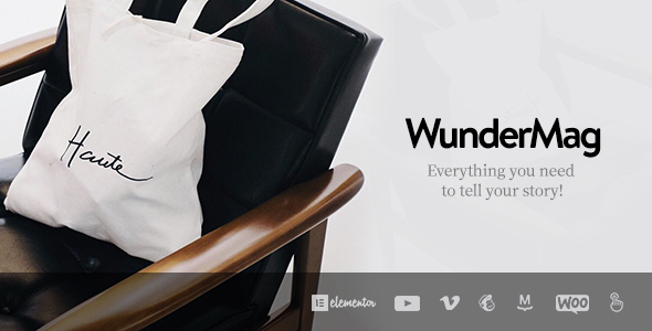 WunderMag Preview Wordpress Theme - Rating, Reviews, Preview, Demo & Download