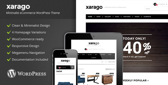 Xarago Preview Wordpress Theme - Rating, Reviews, Preview, Demo & Download
