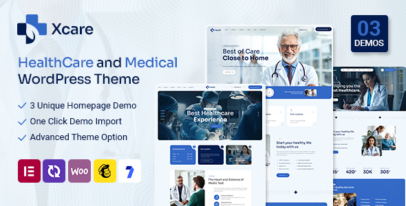 Xcare Preview Wordpress Theme - Rating, Reviews, Preview, Demo & Download