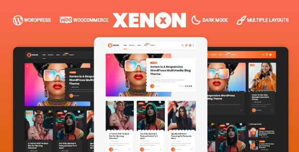 Xenon Preview Wordpress Theme - Rating, Reviews, Preview, Demo & Download