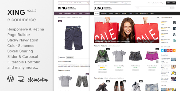Xing Preview Wordpress Theme - Rating, Reviews, Preview, Demo & Download