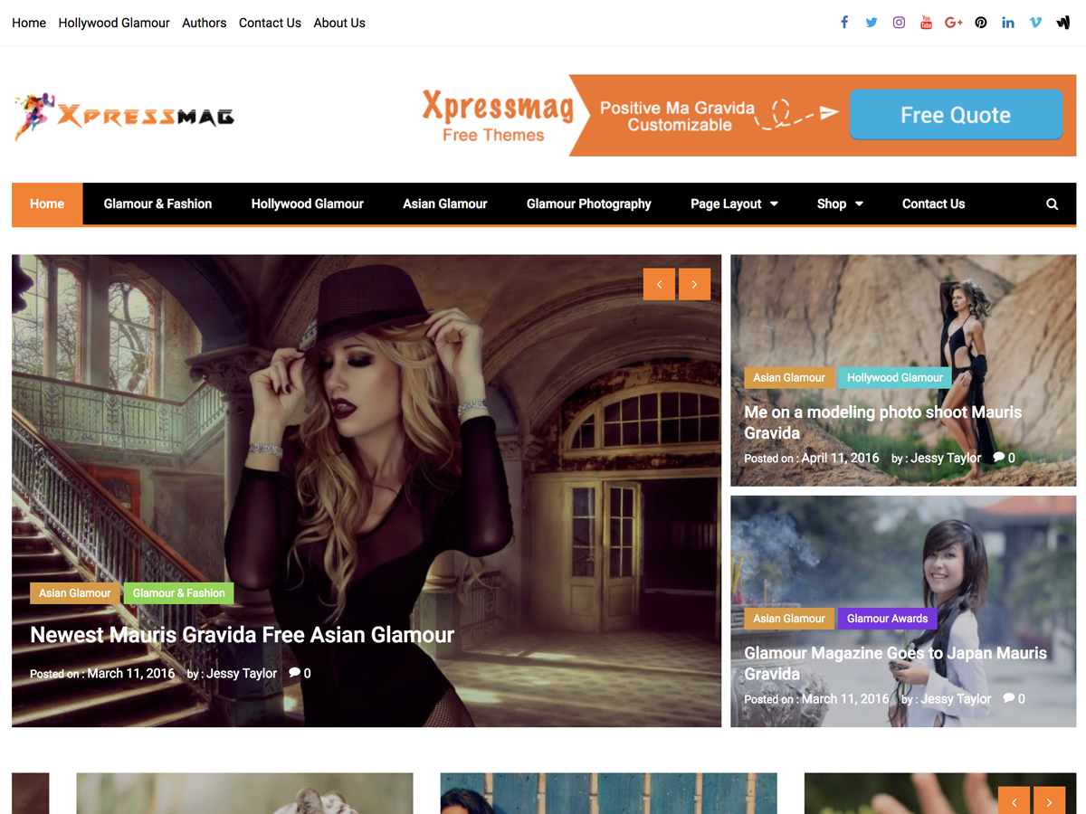 Xpressmag Preview Wordpress Theme - Rating, Reviews, Preview, Demo & Download