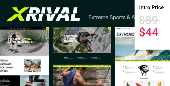 Xrival Preview Wordpress Theme - Rating, Reviews, Preview, Demo & Download