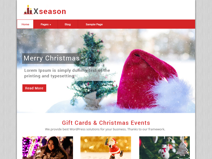 Xseason Preview Wordpress Theme - Rating, Reviews, Preview, Demo & Download