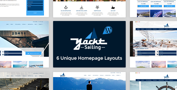 Yacht Sailing Preview Wordpress Theme - Rating, Reviews, Preview, Demo & Download