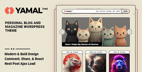Yamal Preview Wordpress Theme - Rating, Reviews, Preview, Demo & Download