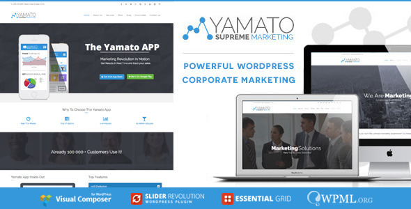 YAMATO Preview Wordpress Theme - Rating, Reviews, Preview, Demo & Download