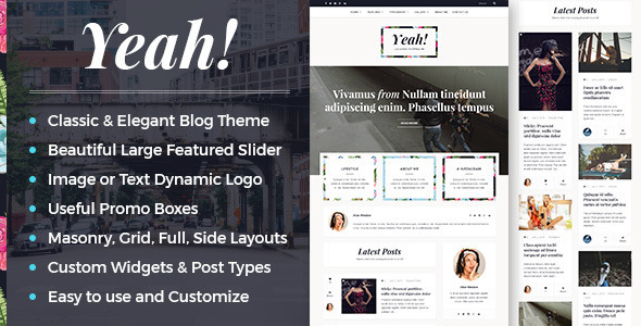 Yeah Preview Wordpress Theme - Rating, Reviews, Preview, Demo & Download