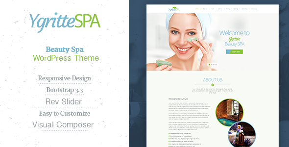 Ygritte Spa Preview Wordpress Theme - Rating, Reviews, Preview, Demo & Download