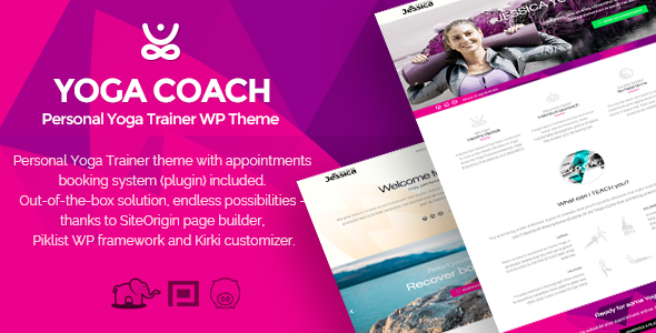 Yoga Coach Preview Wordpress Theme - Rating, Reviews, Preview, Demo & Download