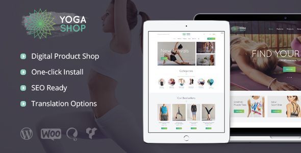 Yoga Shop Preview Wordpress Theme - Rating, Reviews, Preview, Demo & Download