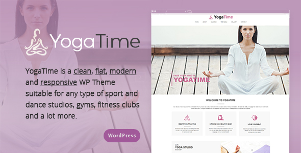 Yoga Time Preview Wordpress Theme - Rating, Reviews, Preview, Demo & Download
