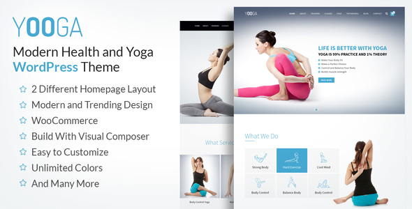 Yooga Preview Wordpress Theme - Rating, Reviews, Preview, Demo & Download