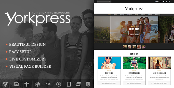 Yorkpress Preview Wordpress Theme - Rating, Reviews, Preview, Demo & Download