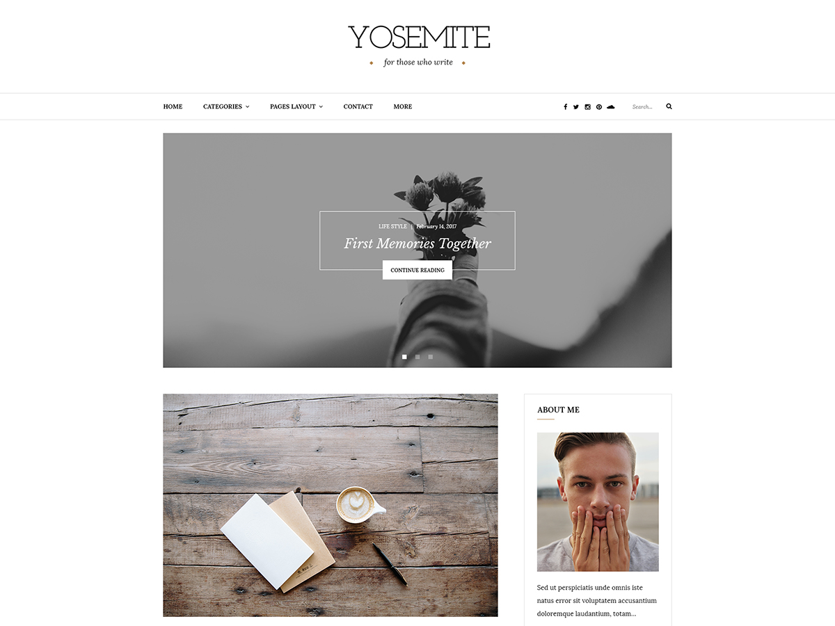 Yosemite Lite Preview Wordpress Theme - Rating, Reviews, Preview, Demo & Download