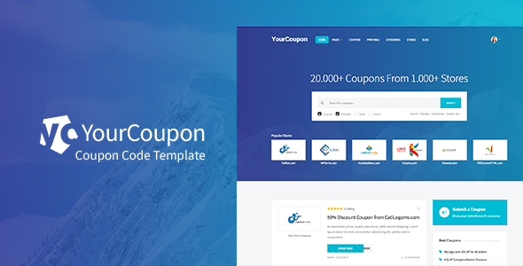 YourCoupon Preview Wordpress Theme - Rating, Reviews, Preview, Demo & Download