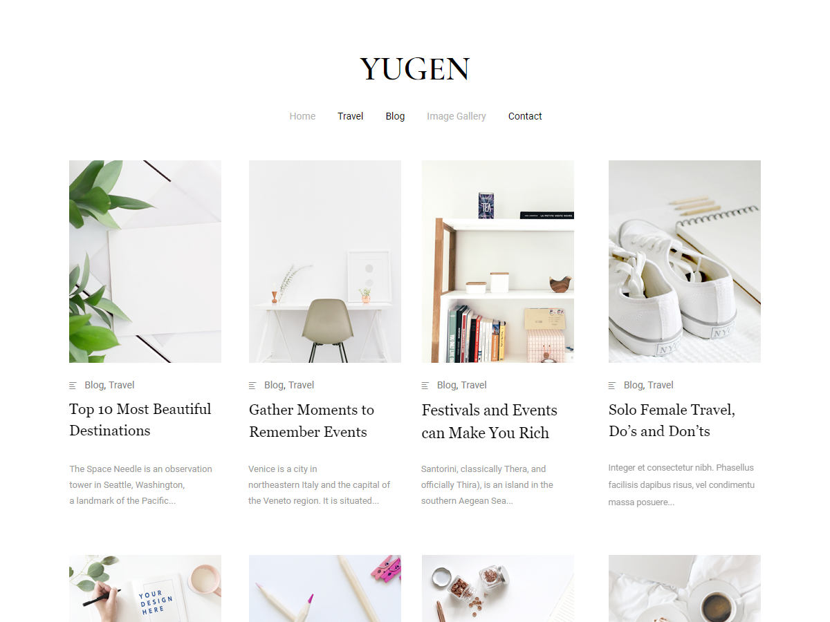Yugen Preview Wordpress Theme - Rating, Reviews, Preview, Demo & Download