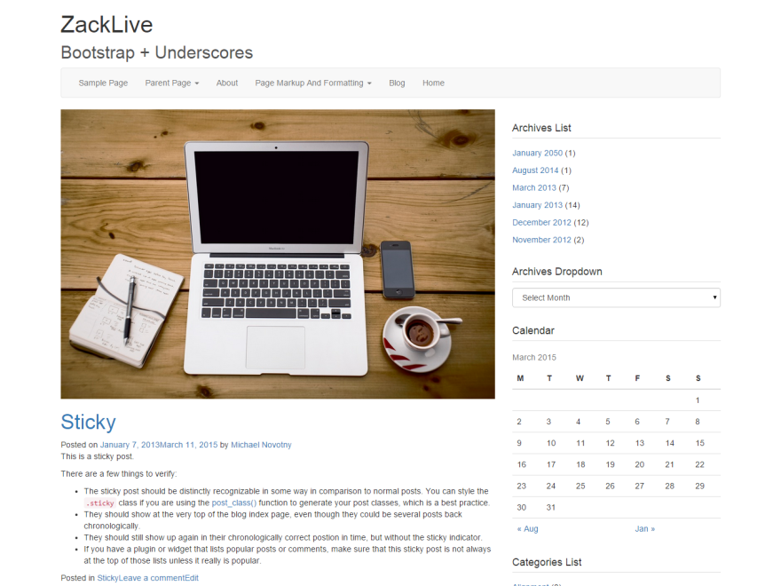 ZackLive Preview Wordpress Theme - Rating, Reviews, Preview, Demo & Download