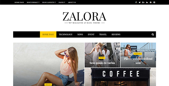 Zalora Preview Wordpress Theme - Rating, Reviews, Preview, Demo & Download