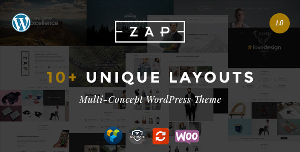 ZAP Preview Wordpress Theme - Rating, Reviews, Preview, Demo & Download