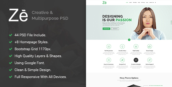 Ze Preview Wordpress Theme - Rating, Reviews, Preview, Demo & Download