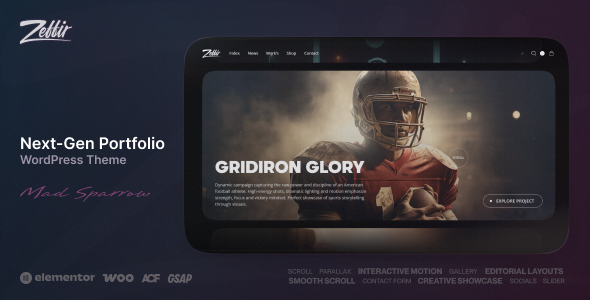 Zeffir Preview Wordpress Theme - Rating, Reviews, Preview, Demo & Download