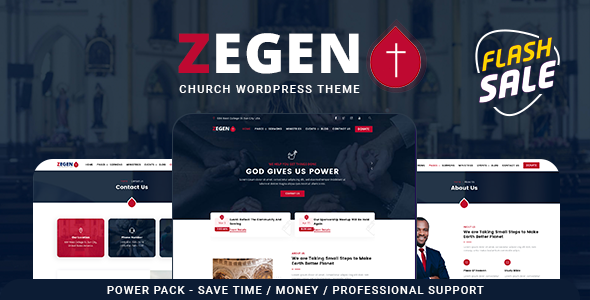Zegen Preview Wordpress Theme - Rating, Reviews, Preview, Demo & Download