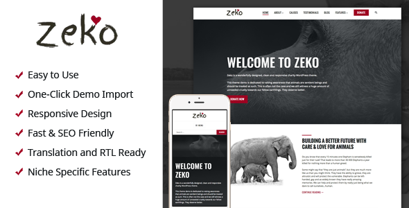 Zeko Preview Wordpress Theme - Rating, Reviews, Preview, Demo & Download