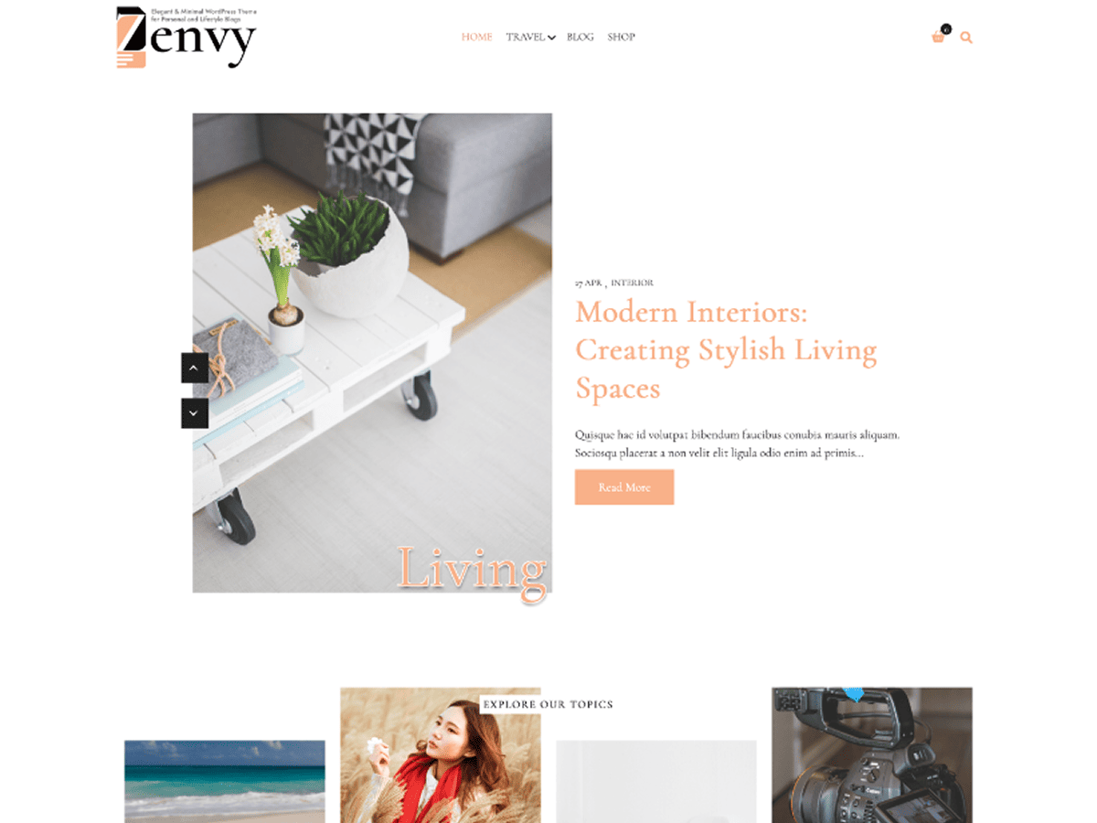 Zenvy Preview Wordpress Theme - Rating, Reviews, Preview, Demo & Download