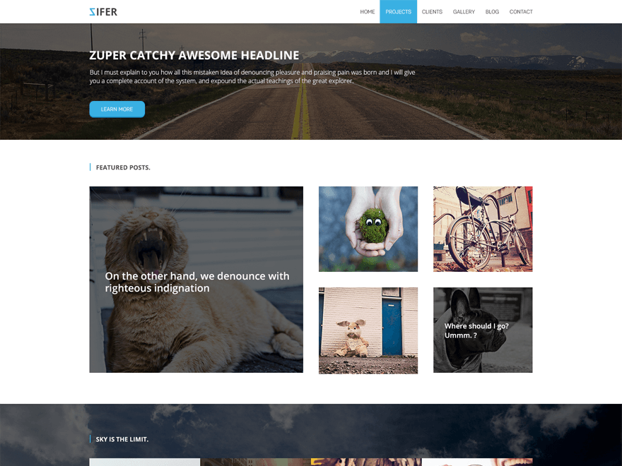 Zifer Child Preview Wordpress Theme - Rating, Reviews, Preview, Demo & Download
