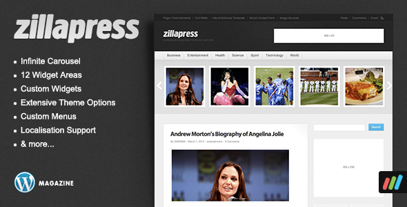ZillaPress Preview Wordpress Theme - Rating, Reviews, Preview, Demo & Download