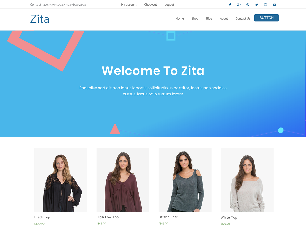 Zita Preview Wordpress Theme - Rating, Reviews, Preview, Demo & Download