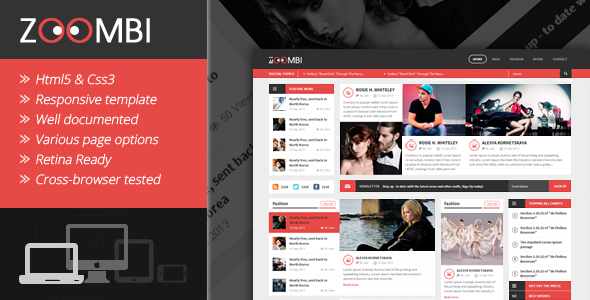 Zoombi Preview Wordpress Theme - Rating, Reviews, Preview, Demo & Download