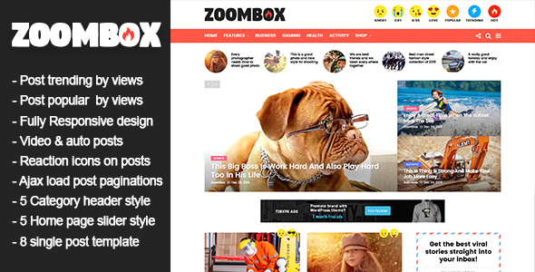 Zoombox Preview Wordpress Theme - Rating, Reviews, Preview, Demo & Download