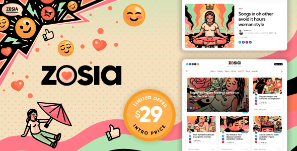 Zosia Preview Wordpress Theme - Rating, Reviews, Preview, Demo & Download