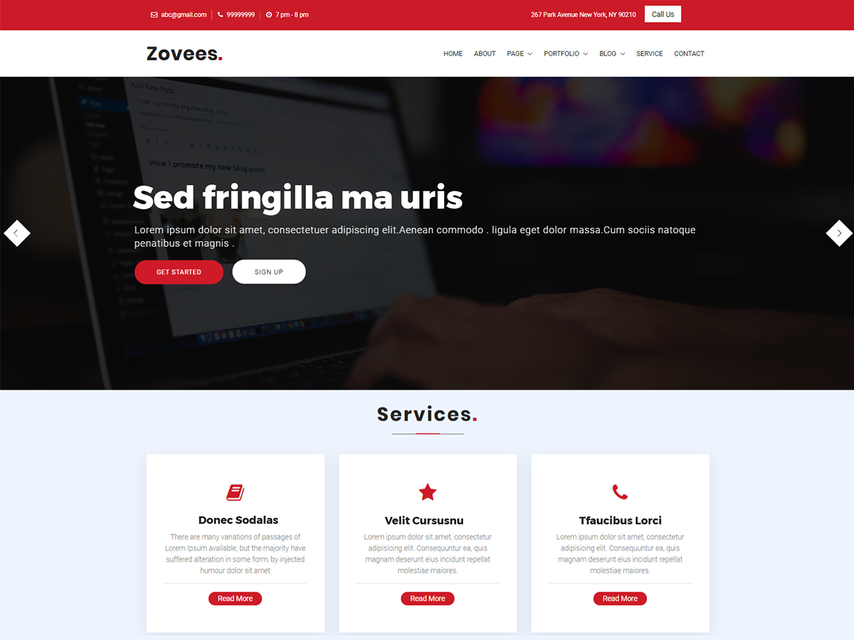 Zovees Preview Wordpress Theme - Rating, Reviews, Preview, Demo & Download