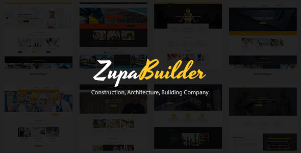 ZupaBuilder Preview Wordpress Theme - Rating, Reviews, Preview, Demo & Download